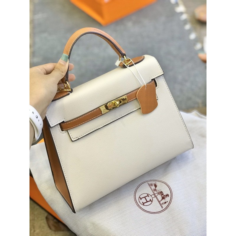 Túi Kelyyyy size 25 bản phối màu mới nhất loại đẹp tặng khăn lụa | BigBuy360 - bigbuy360.vn