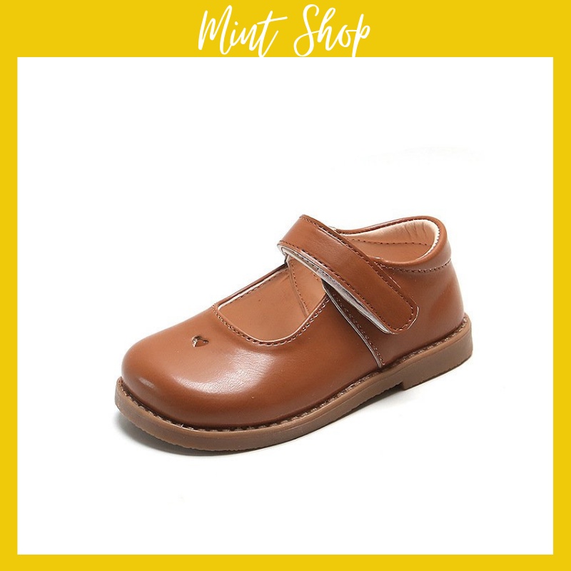 Giày bé gái giày búp bê da mềm phong cách tiểu thư cho bé gái size từ 1 - 5 tuổi