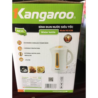 Ấm Siêu Tốc Kangaroo KG638 1.7L