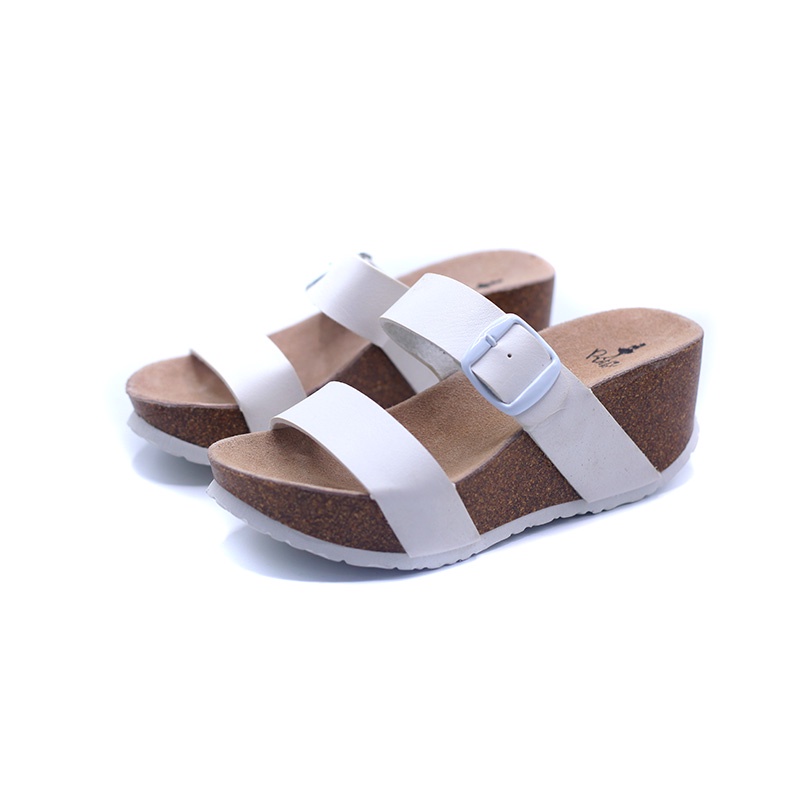 ☫﹊Shoe cabinet, women s shoes, sandals and slippers, summer fashion, thick-soled, non-slip slope heel, student beach shoes on seaside vacation