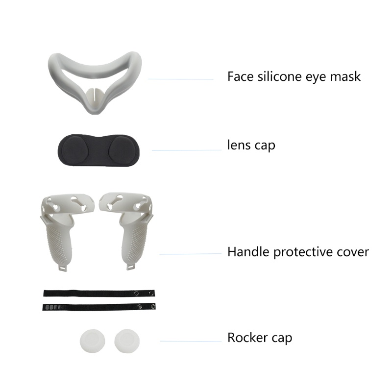 Bộ Vỏ Bọc Bảo Vệ Cho Tay Cầm Chơi Game Oculus Quest 2 Vr