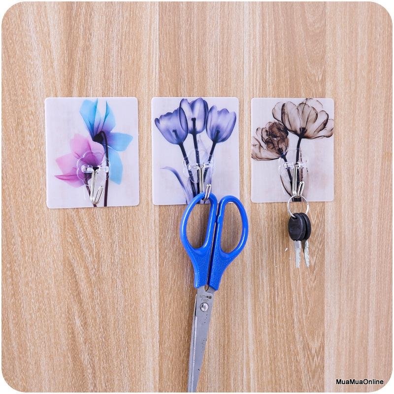 [Siêu Sale] Móc dán tường 3D chịu lực, họa tiết cute -Như Trang Plaza