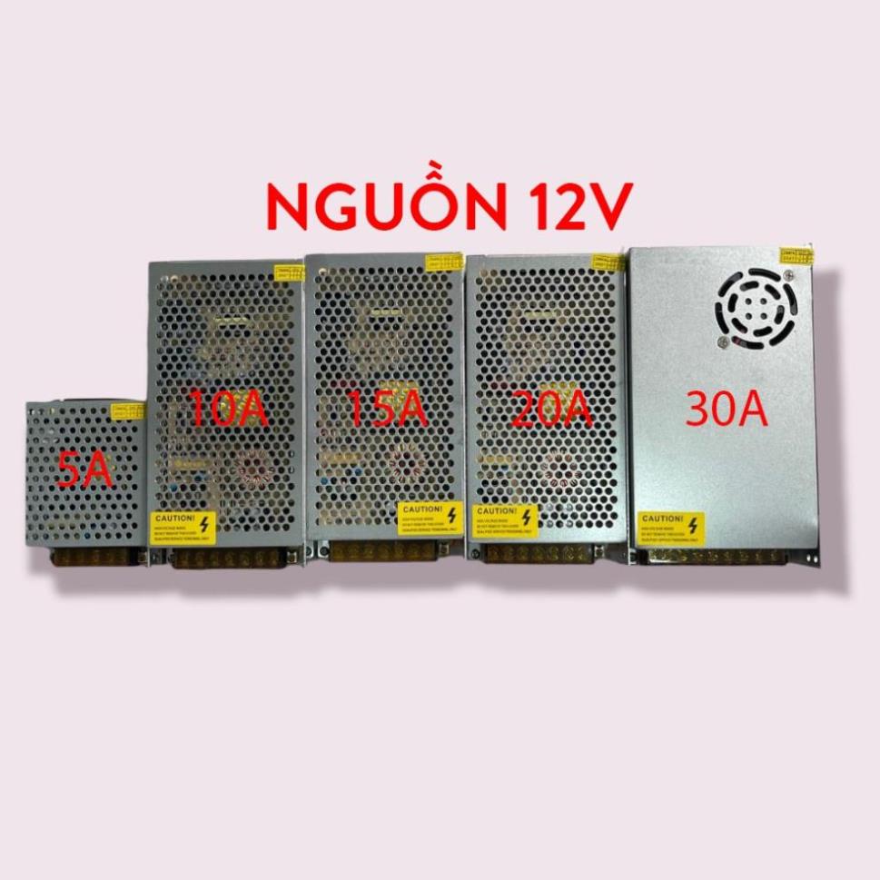 Nguồn Tổng Tổ Ong Điện Áp ngõ ra 12V- 24V , dòng ra 10A - 15A - 20A - 30A Chuyên Dùng Cho Đèn Led, Camera Giám Sát