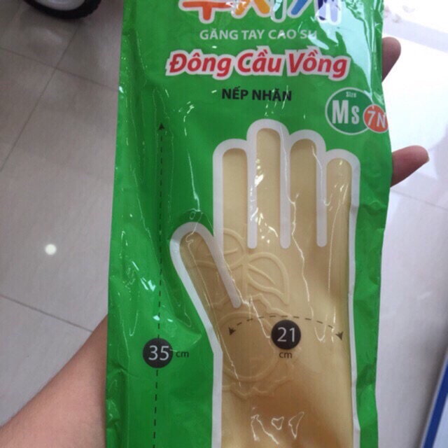 Găng tay Cao Su Đông Cầu Vồng