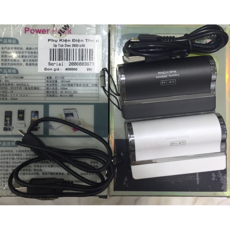 Dock pin sạc dự phòng 2800mah ip4