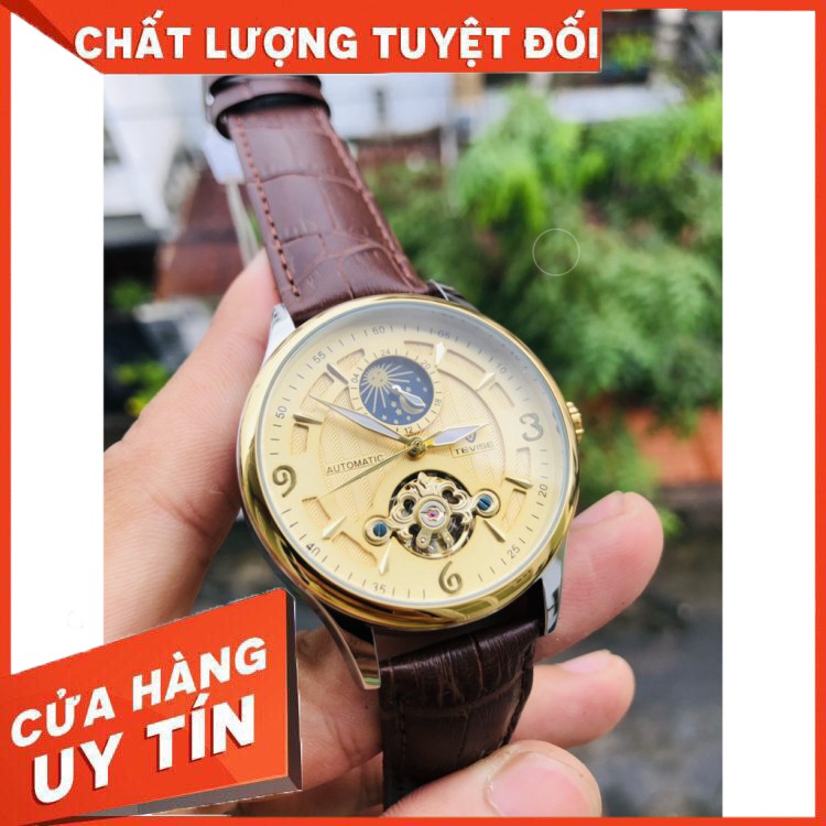 HÀNG CAO CẤP -  ĐỒNG HỒ AUTOMATIC NAM THƯƠNG HIỆU TEVISE CAO CẤP (TẶNG KÈM HỘP)  - Hàng Cao Cấp