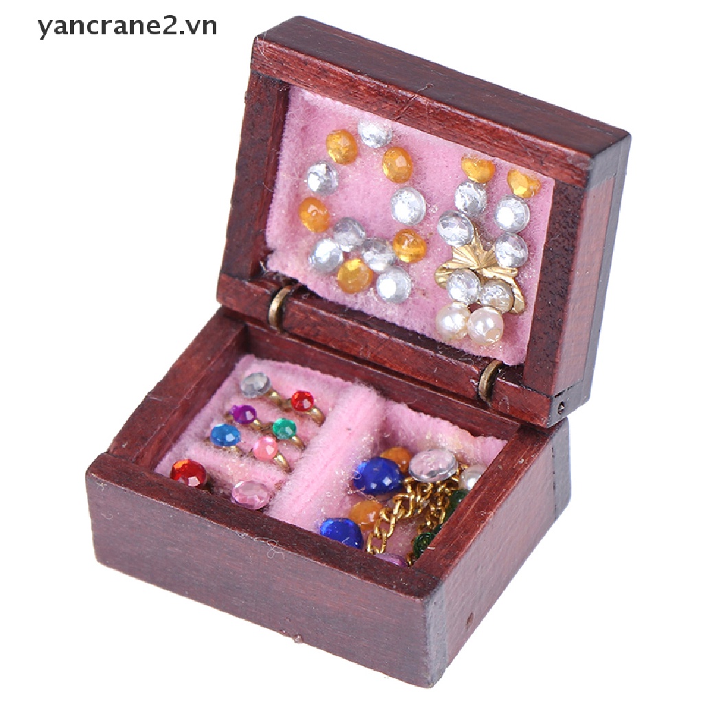 Hộp Đựng Trang Sức Trang Trí Nhà Búp Bê Tỉ Lệ 1 / 12