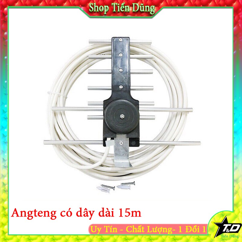 Angten trong nhà và ngoài trời DVB T2 loại 15m