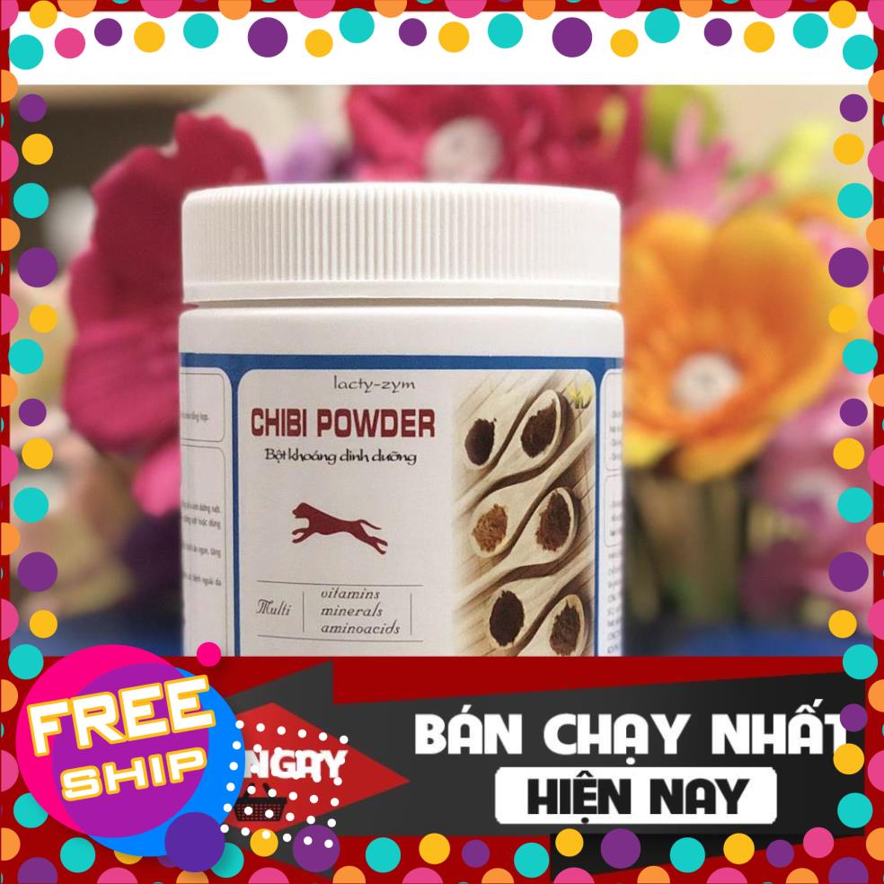 Bột khoáng dinh dưỡng cao cấp cho chó Chibi Powder 400g- Hỗ trợ tăng tiêu hóa, tăng hấp thu, tăng cơ vận động