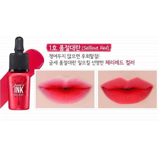 Son kem lì Peripera Peri's Ink Velvet | BigBuy360 - bigbuy360.vn