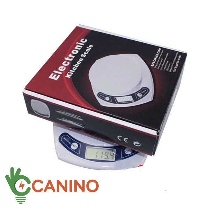 Bộ cân điện FREE SHIPCân điện tử 5kg/0.1g canino cao cấp