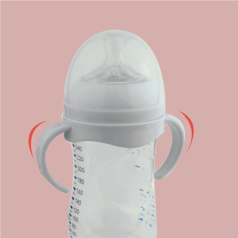 Tay nắm cho bình sữa em bé bằng thủy tinh PP miệng rộng