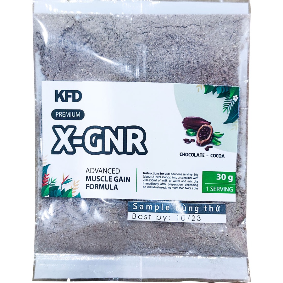 COMBO 5 SAMPLE PREMIUM X-GAINER 30GRAM-CHÍNH HÃNG-Tăng Cân Tăng Cơ Bắp Hồi Phục Cơ