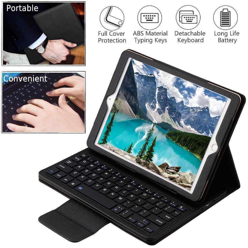 Bộ bàn phím bluetooth có ốp cho iPad Air/Air2/Pro 9.7 kèm phụ kiện | BigBuy360 - bigbuy360.vn