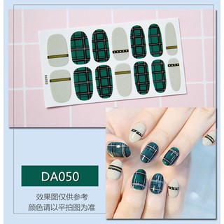 Sticker Dán móng tay nail sticker 3D móng không thấm nước