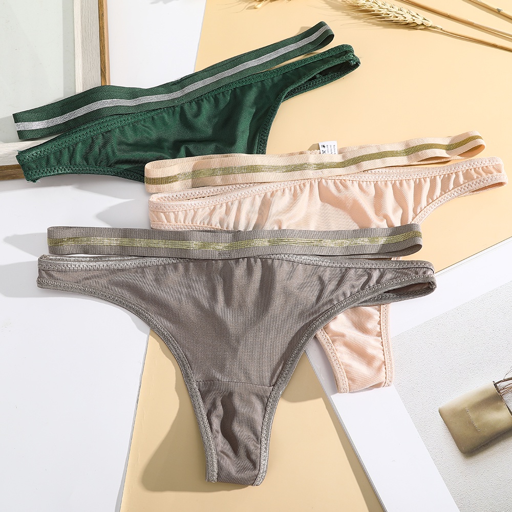 Quần lót AIJOLEN vải cotton lưng thấp gợi cảm thời trang cho nữ
