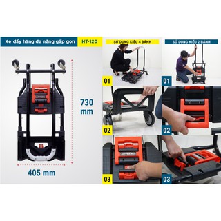 Xe đẩy hàng đa năng Advindeq HT-120