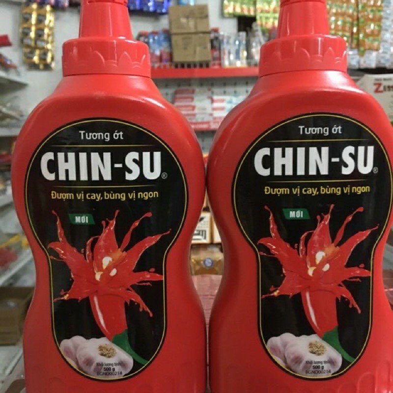 Tương ớt, tương cà chua Chinsu  date 3/2024