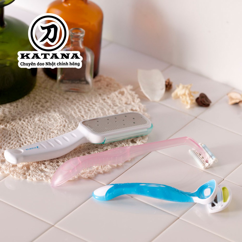 Bộ 3 chiếc dao cạo lông cho nữ Nhật KAI Aquafit 5 Blade thép chống rỉ - BH 12 tháng 1 ĐỔI 1