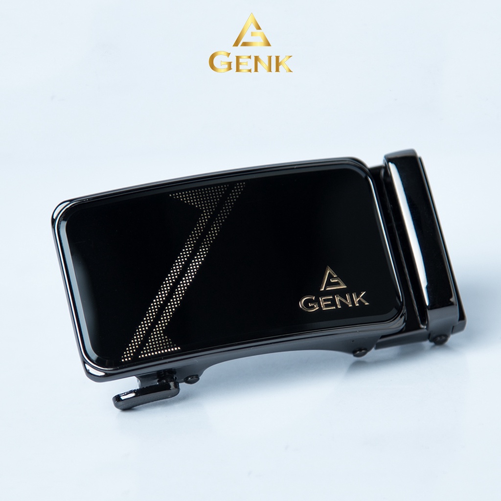 Thắt Lưng Nam Da Bò Nguyên Tấm Cao Cấp Thương Hiệu Genk GDL01