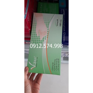Găng tay y tế không bột Vglove 100 chiếc/hộp