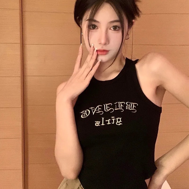 Áo Ba Lỗ Nữ, Áo Tank Top Màu Hồng Đen Xanh Xám Sát Nách Không Tay Chất  Thun Tăm Gân Mongtoghi Loại 1 Ulzzang Cá Tính