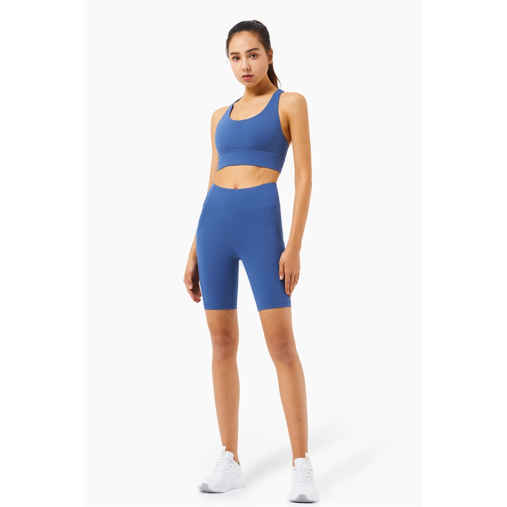 Set áo lót thể thao + quần short năng động thời trang dành cho nữ