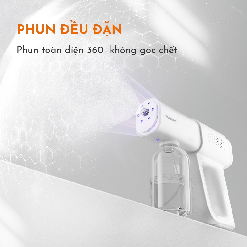 Máy xịt khử khuẩn cầm tay GAABOR GXD-M01 - Hàng chính hãng