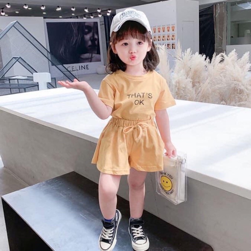 Mẫu bộ đồ bé gái - quần xoè giả váy