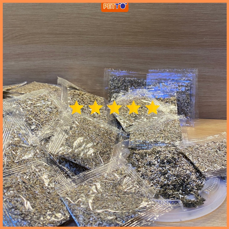 CATNIP - Cỏ bạc hà cho mèo đồ chơi giúp mèo giảm stress hiệu quả túi 1g GFC04_1G