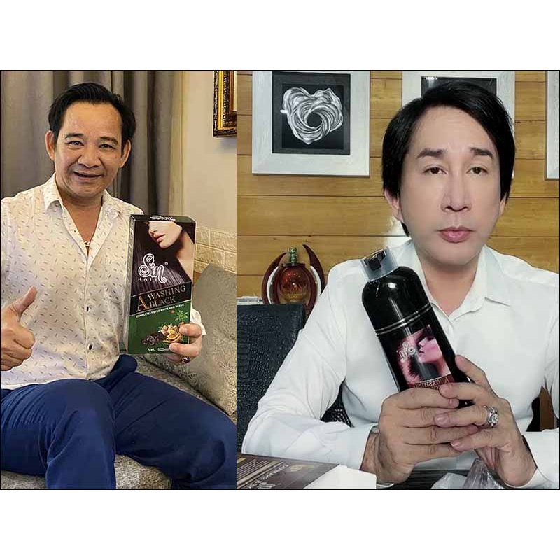 Sin Hair - Dầu Gội Phủ Bạc Sin Hair 500ml- Sin Hair 100% Phủ Bạc Nhân Sâm Phủ Đen Phủ Nâu Tóc Tự Nhiên Số 1 Nhật Bản