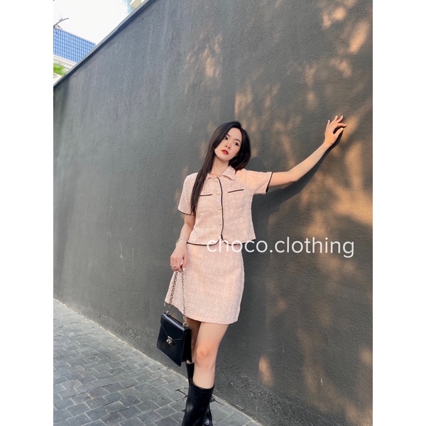 Set áo, váy, quần tweed tiểu thư (có bán lẻ)