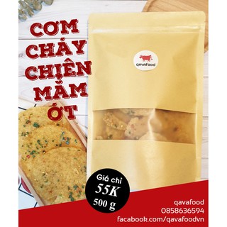 Cơm Cháy Chiên Mắm Ớt Qavafood - giòn tan, đậm vị - Chứng nhận vệ sinh ATTP