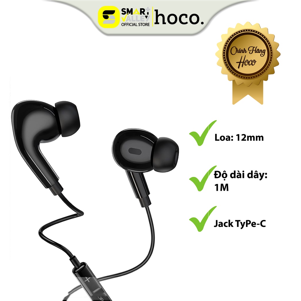 Tai Nghe Dây Borofone BM53 Chính Hãng, Âm Thanh Hay, Bass Ấm Sâu Trầm, Nút Điều Khiển Đa Năng, Đầu Type C.