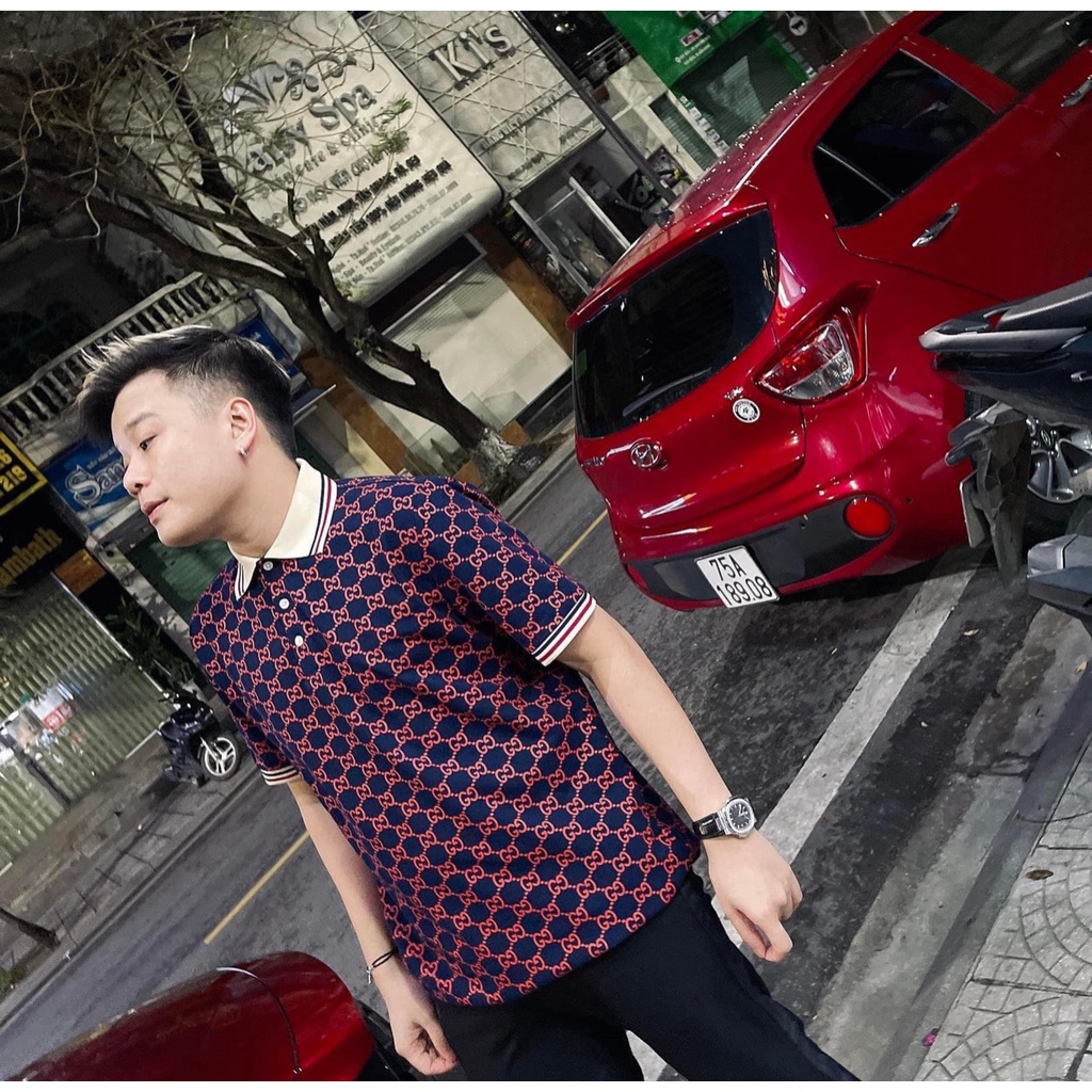 Áo Polo Gucci new 2022, hàng siêu cấp chất vải dày dặn thoáng mát