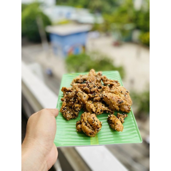 Da Gà Sấy Giòn Tứ Xuyên Lon 250gram [Có Bán Sỉ], [Loại Đặc Biệt] Hàng ngon nhà làm