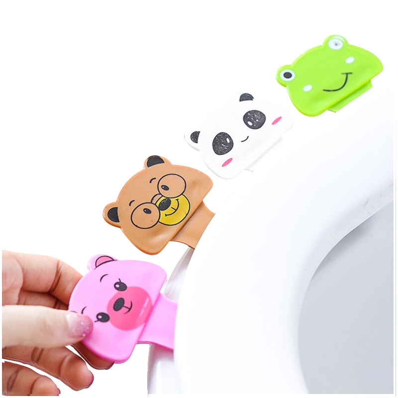 Tay cầm mở nắp bồn cầu vệ sinh hình thú ngộ nghĩnh