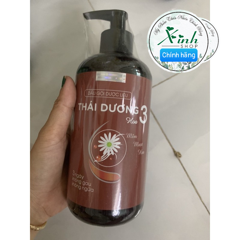 Dầu gội dược liệu thái dương 3 hương hoa - hương lá 200ml ngăn ngừa rụng tóc và sạch gàu