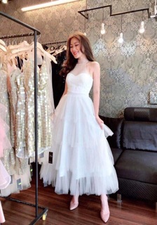 Maxi yếm lưới tầng