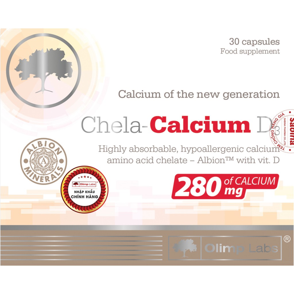 Chela-Calcium D3: Thực phẩm bổ sung Canxi nhập khẩu Châu Âu