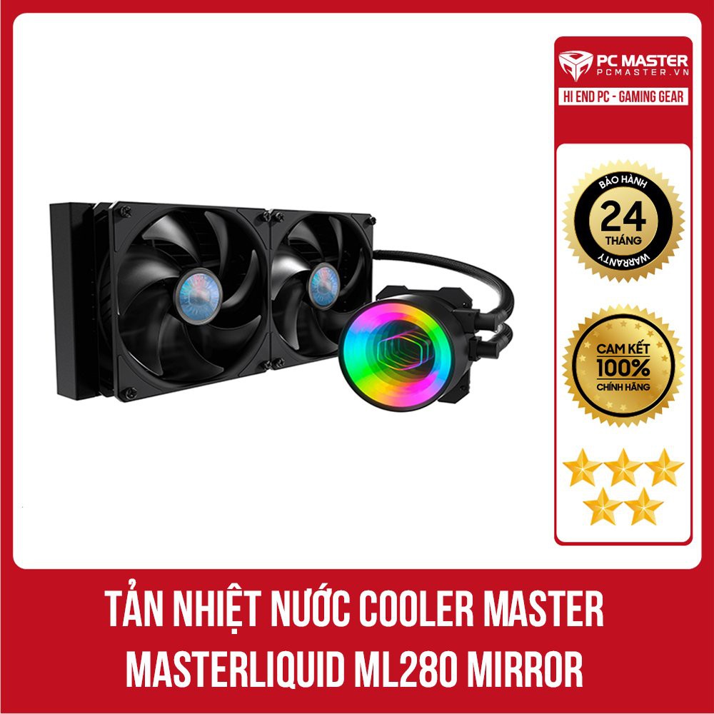 Tản nhiệt nước Cooler Master MASTERLIQUID ML280 MIRROR hàng chính hãng, giá tốt nhất Shopee