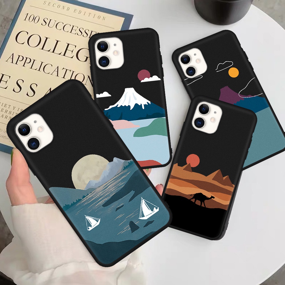 Ốp Điện Thoại Hình Ngọn Núi Cho Samsung Galaxy Note 10 9 8 S8 S9 S10 S20 Plus Ultra Note 4 5 20 Ultra S5 S6 S7 EDGE S10E S11 4G 5G