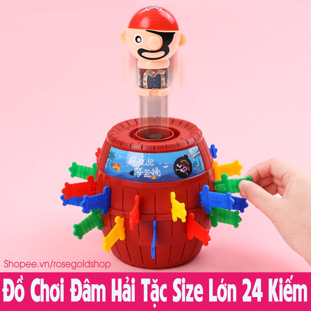 Đồ Chơi Đâm Hải Tặc Size Lớn 24 Kiếm Chất Liệu Dày (Hàng Cao Cấp Có Hộp), Không Lo Bể Vỡ