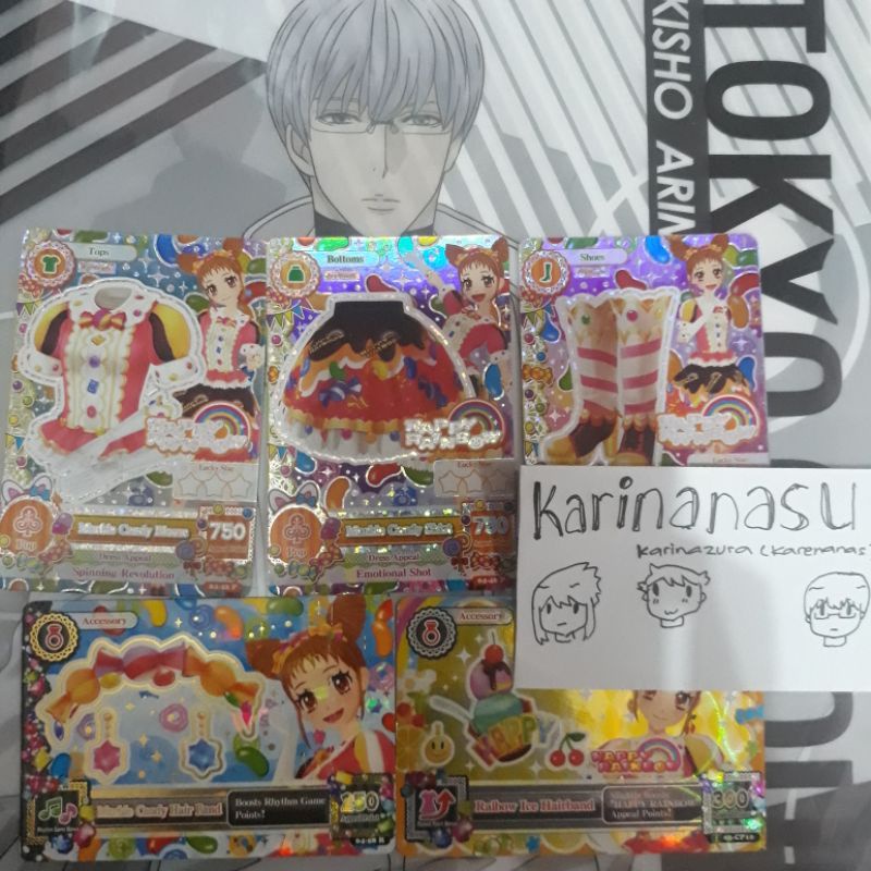 (Buy Set) Băng Đô Cầu Vồng In Hình Aikatsu Region Indonesia (PR) + (CP)