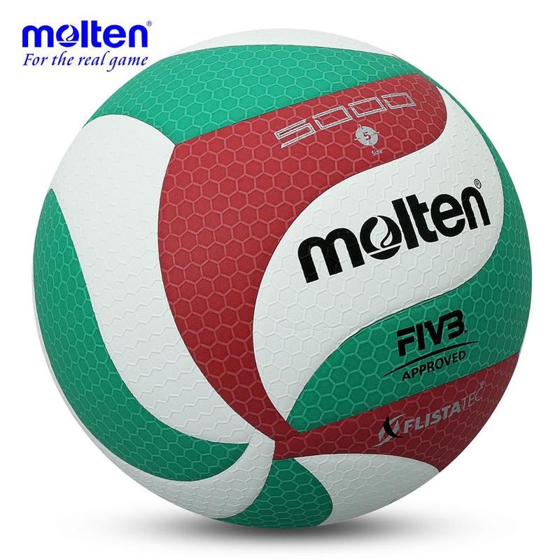 Qủa Bóng Chuyền Molten FIVB V5M5000 V5M4500 5000 Bằng PU Siêu Mềm Cho Nam Và Nữ