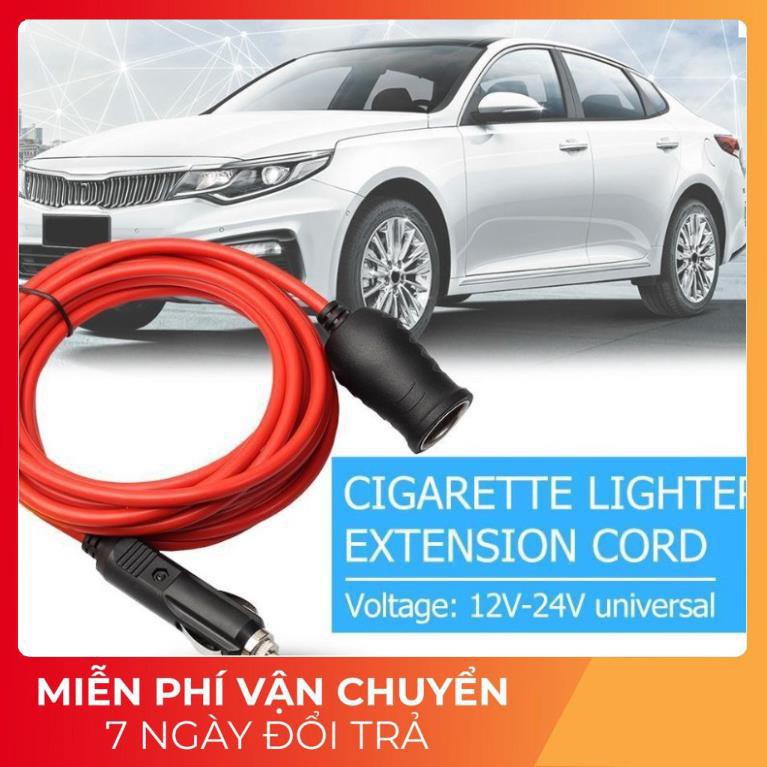 Dây Lõi Đồng Cao Cấp - Cáp Nối Dài Chuyên Dụng Cho Tẩu Sạc Xe Hơi, Ô Tô 12V 24V