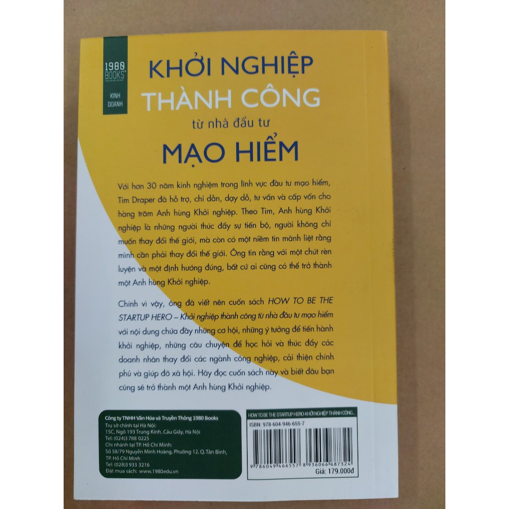 Sách - Khởi Nghiệp Thành Công Từ Nhà Đầu Tư Mạo Hiểm