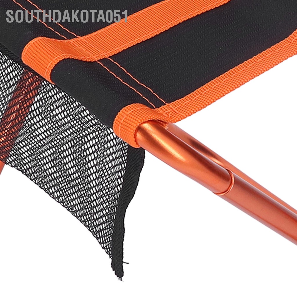 [Hàng Sẵn] Ghế gấp gọn mini di động Câu cá Cắm trại ngoài trời với Túi đựng Hợp kim nhôm 7075【Southdakota051】