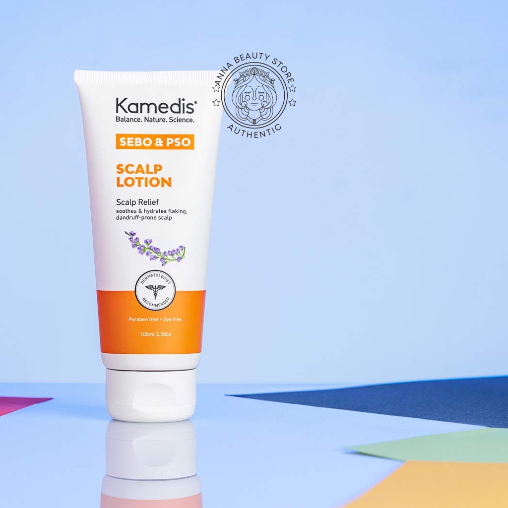 Lotion Kamedis SEBO & PSO Scalp 100ml - Dưỡng Da Đầu, Giảm Đỏ, Bong Vảy