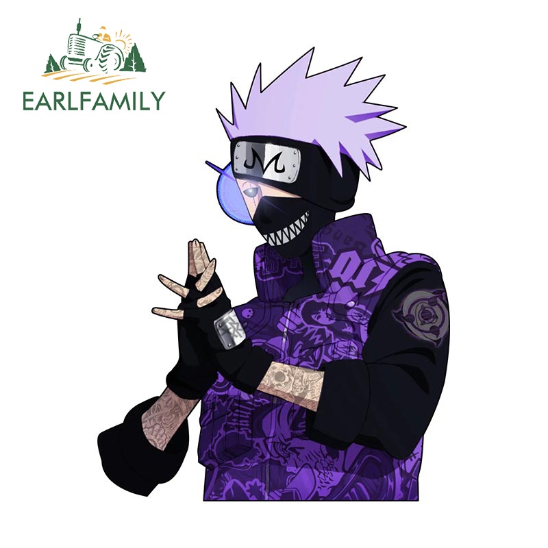 Đề Can Vinyl Dán Cửa Xe Hơi / Xe Máy Họa Tiết Hoạt Hình Naruto 13Cmx10.1Cm